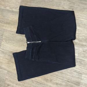 High Rise Blk Denim Pants by Express